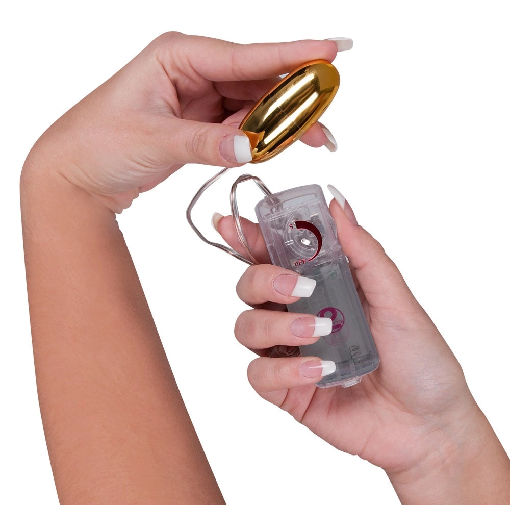 You2Toys Wibrujące Jajko Złote 6 cm - Regulacja Wibracji ABS
