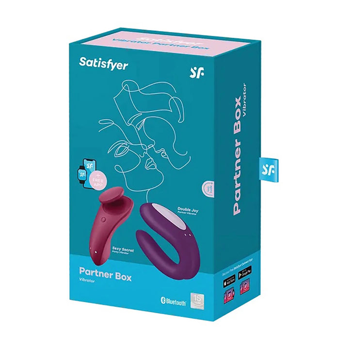Satisfyer Partner Box 1 - Couples Set Bluetooth Silicone IPX7