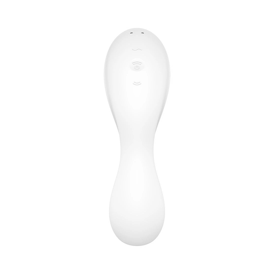 Satisfyer Curvy Trinity 5+ wielofunkcyjny model pulsacyjny Bluetooth rożowy