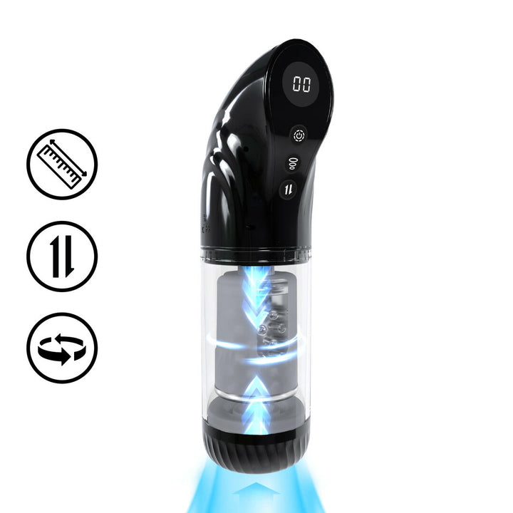 Shots StrokeMate Black - Automatic Vacuum Pump with Rotation and Motion